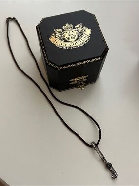 Juicy Couture vintage charm necklace